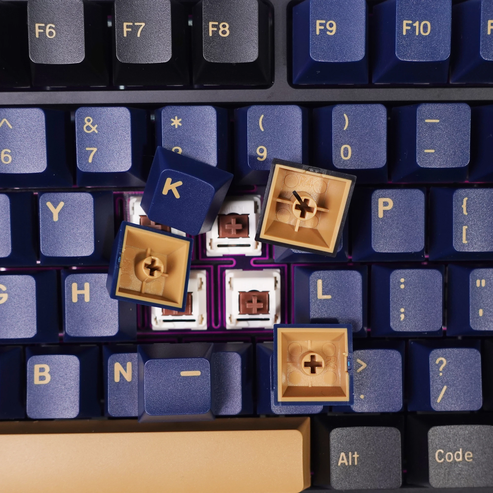 KBDiy 174 Keys GMK Blue Samura - Gaming Keyboard Blue Switches ulasan dan harga