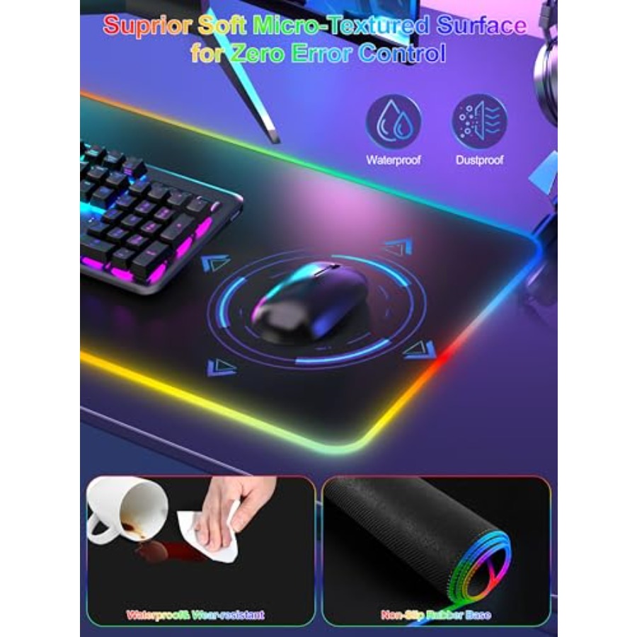 Mouse Pad with 15W Wireless Ch - Gaming Keyboard No Number Pad ulasan dan harga