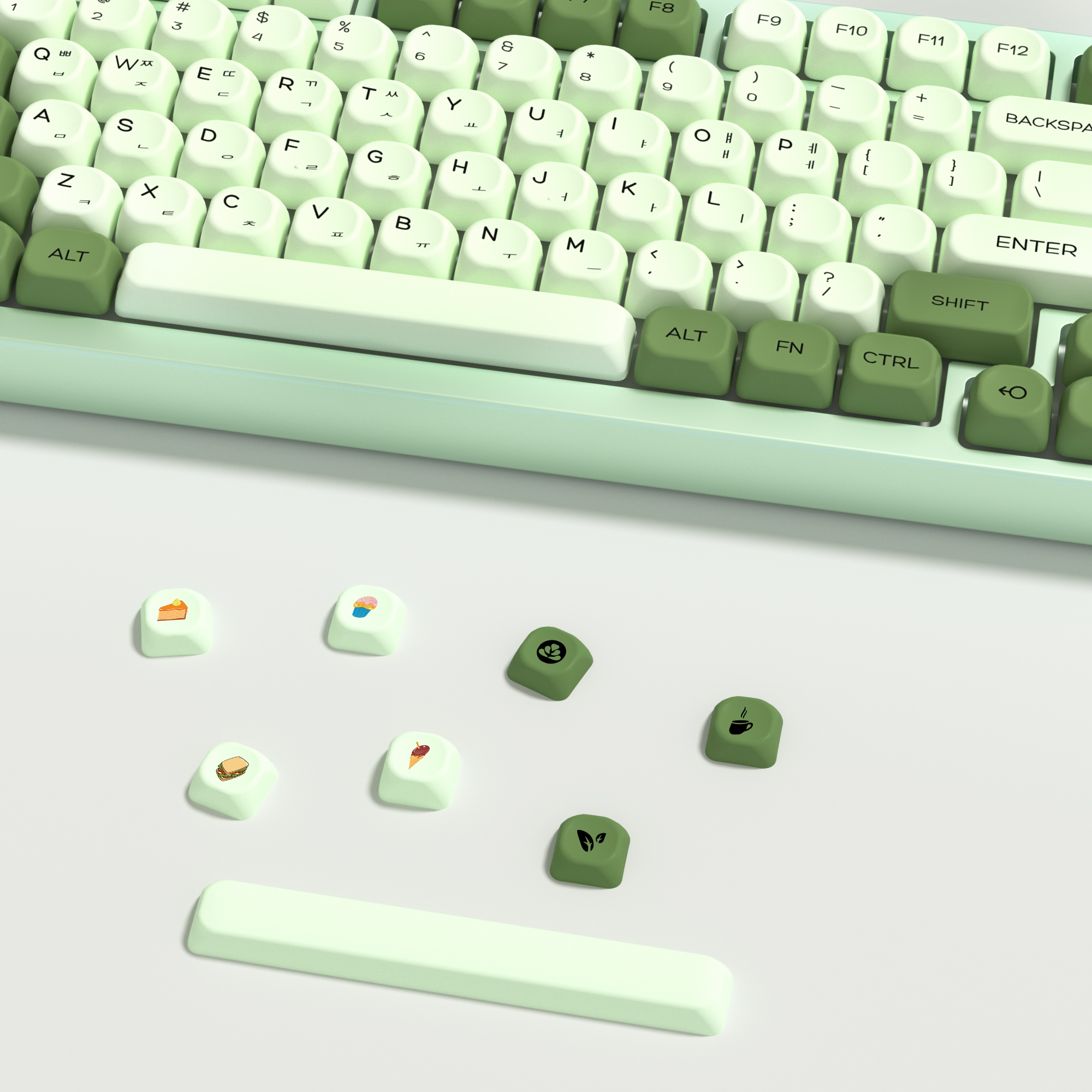 KBDiy Matcha Korean Keycap Gre - Keyboard Gaming Mac ulasan dan harga