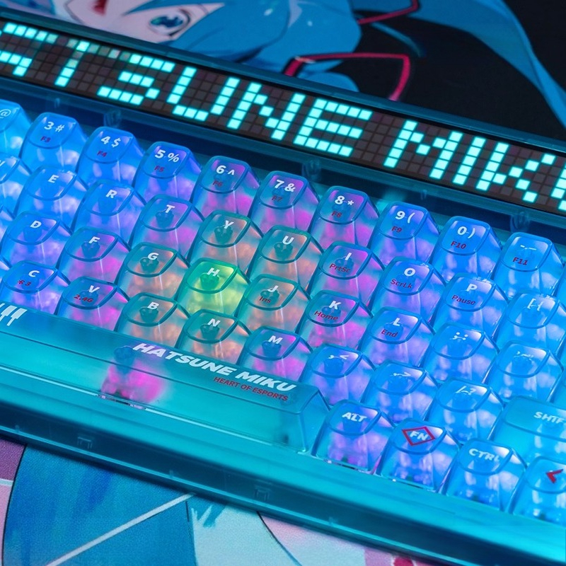 Anime Hatsune Miku Series Mech - Gaming Keyboard Wireless ulasan dan harga