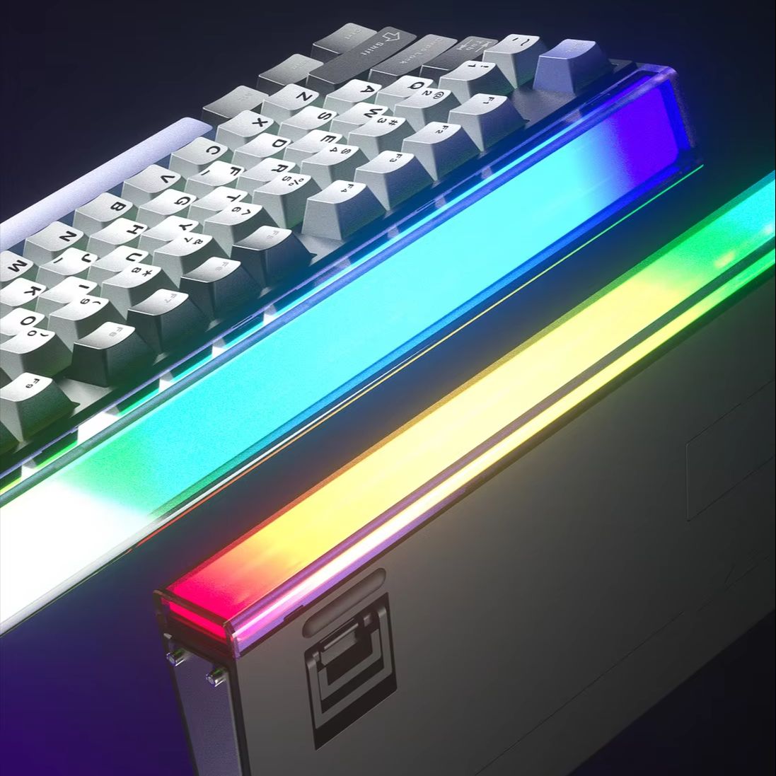 AULA H108 Tri-Mode Mechanical  - Gaming Keyboard No Number Pad ulasan dan harga
