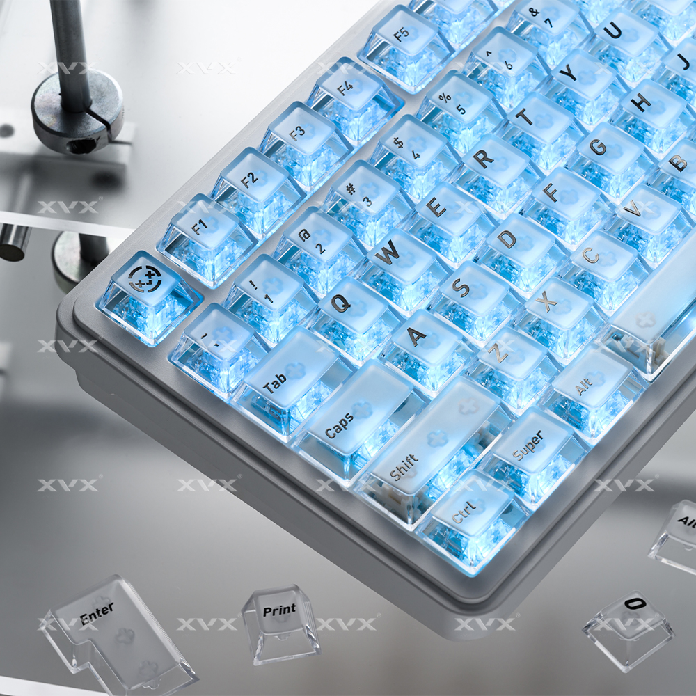 XVX Crystal Transparent Keycap - Gaming Keyboard Ergo ulasan dan harga