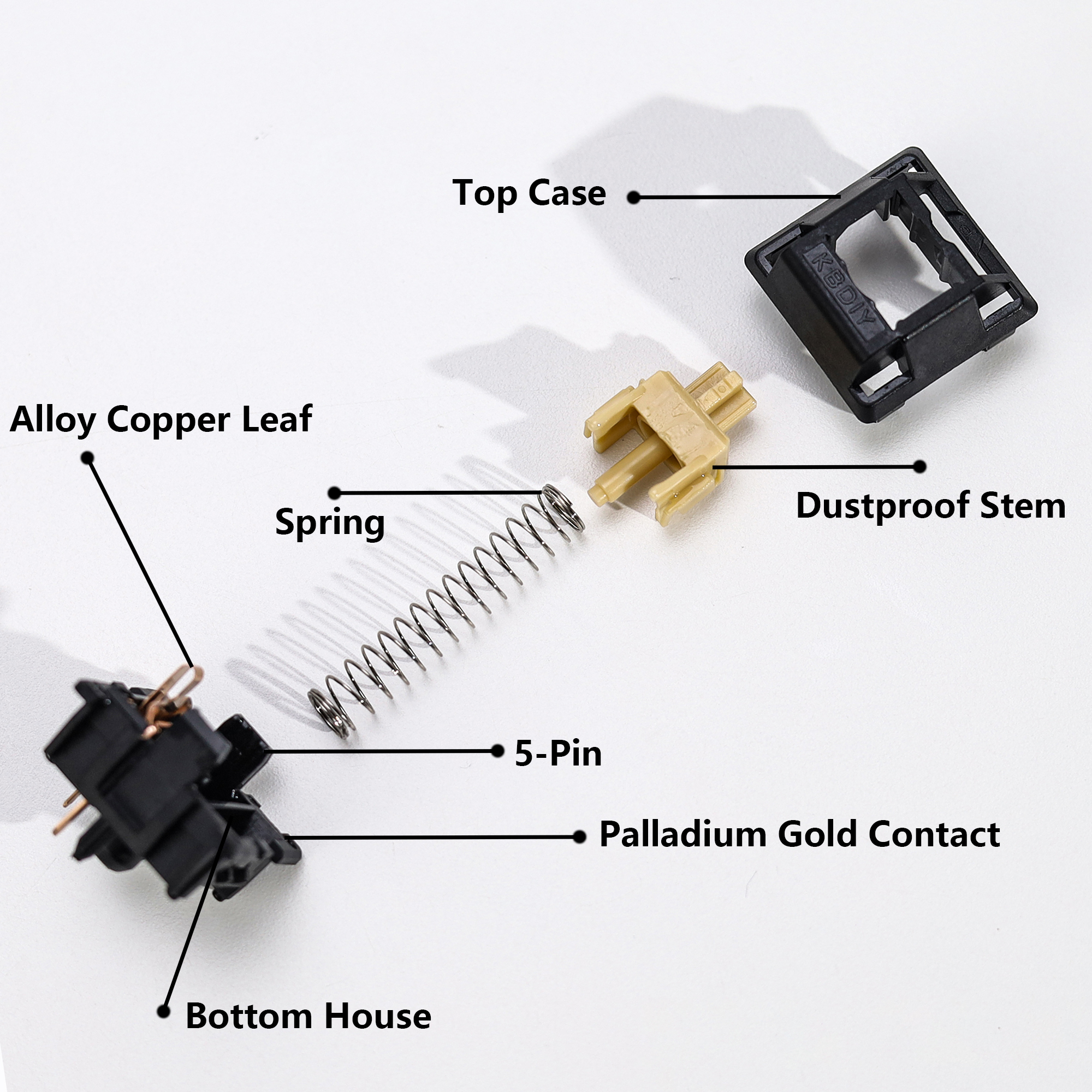 KBDiy Y3 Silent Switch Linear  - Keyboard Lube Kit ulasan dan harga