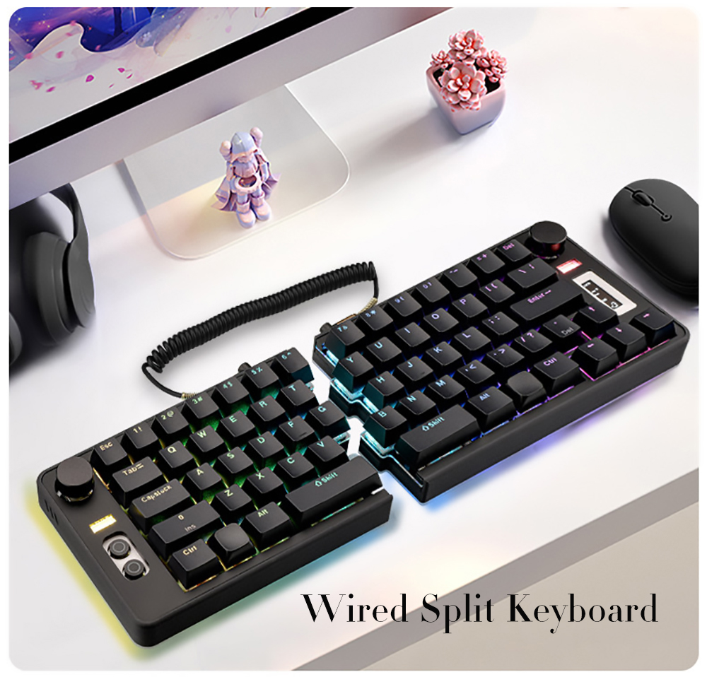 Programmable Ergonomic Split K - Keyboard Gaming Mac ulasan dan harga