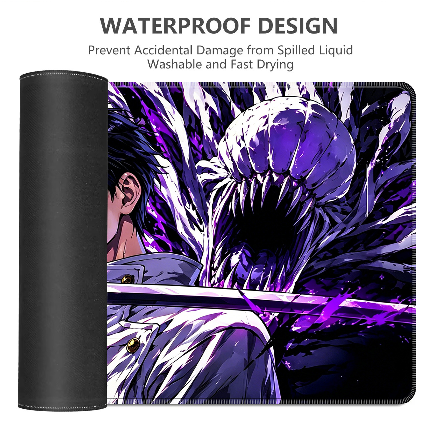 HD Anime Purple Mouse Pads Yut - Gaming Keyboard Theme ulasan dan harga