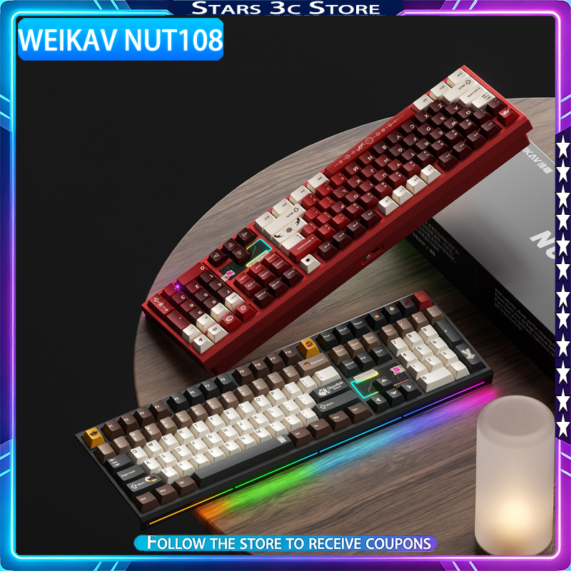 WEIKAV NUT108 Mechanical Keybo - Gaming Keyboard Ergo ulasan dan harga