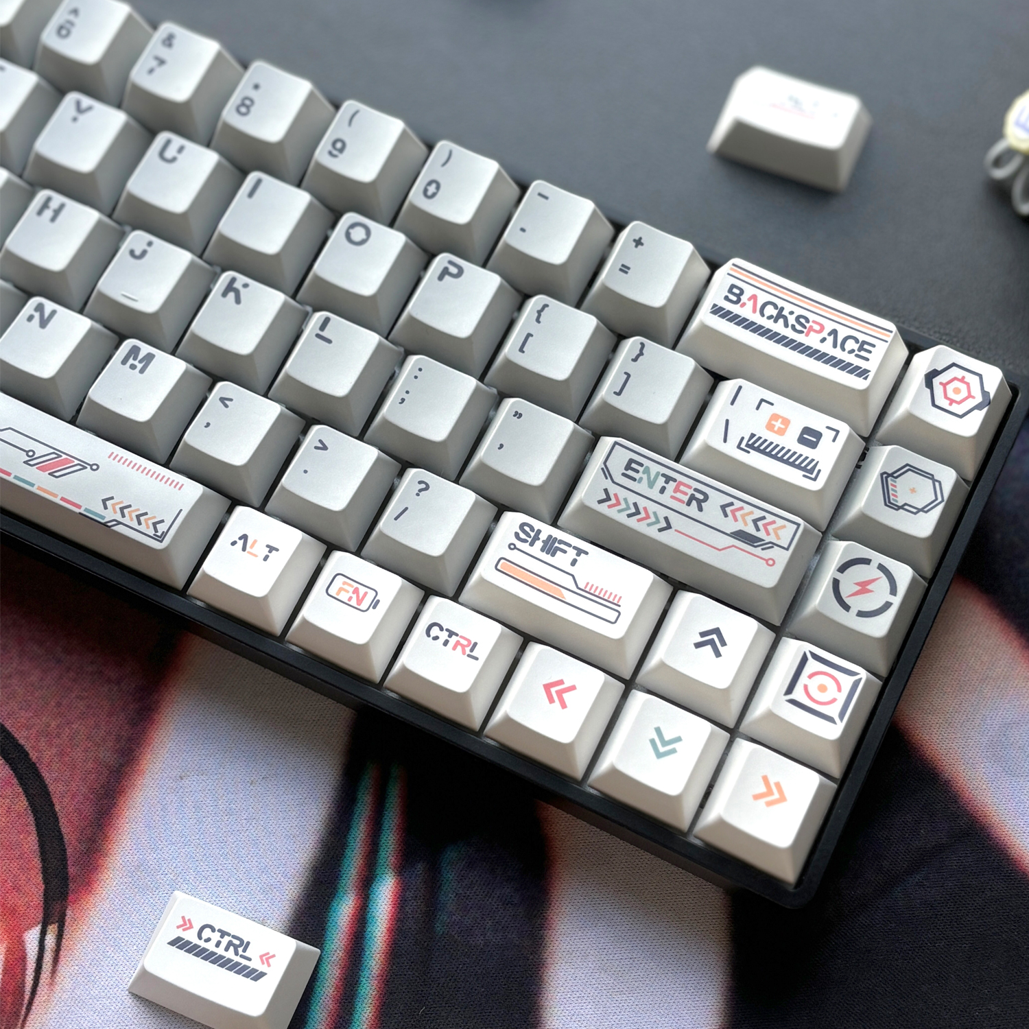 95 Keys Cherry Profile Graffit - Gaming Keyboard Ergo ulasan dan harga