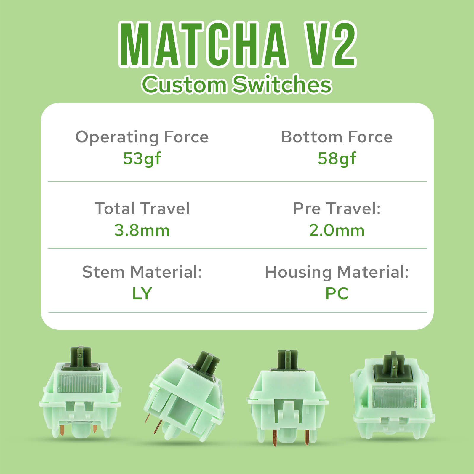 35 Pieces KiiBOOM Matcha Latte - Keyboard Lube Kit ulasan dan harga