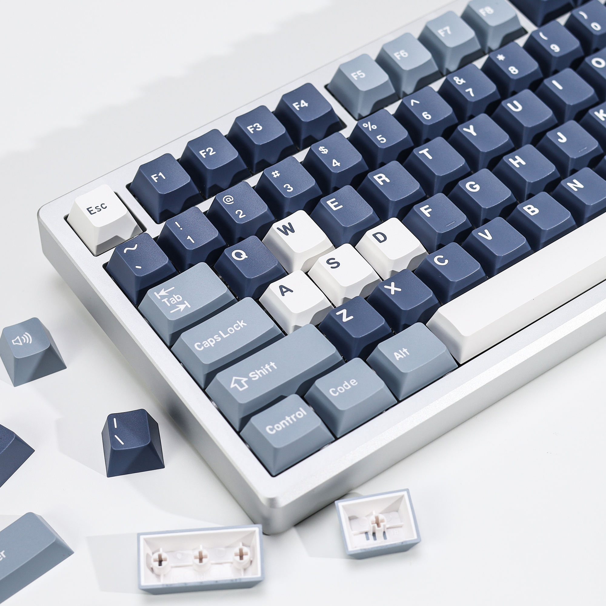 KBDiy Fishing Keycaps ISO PBT  - Gaming Keyboard No Number Pad ulasan dan harga