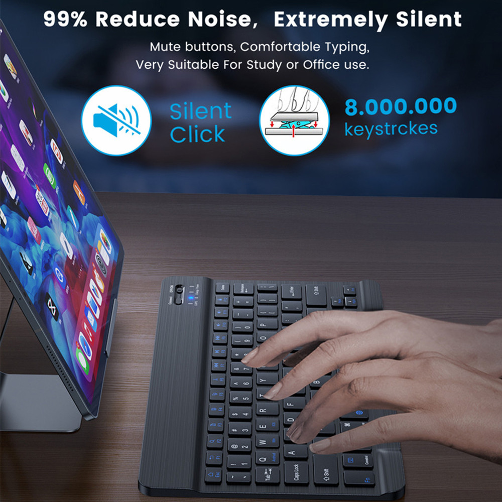 10 lnch  Wireless  Bluetooth M - Gaming Keyboard Wireless ulasan dan harga