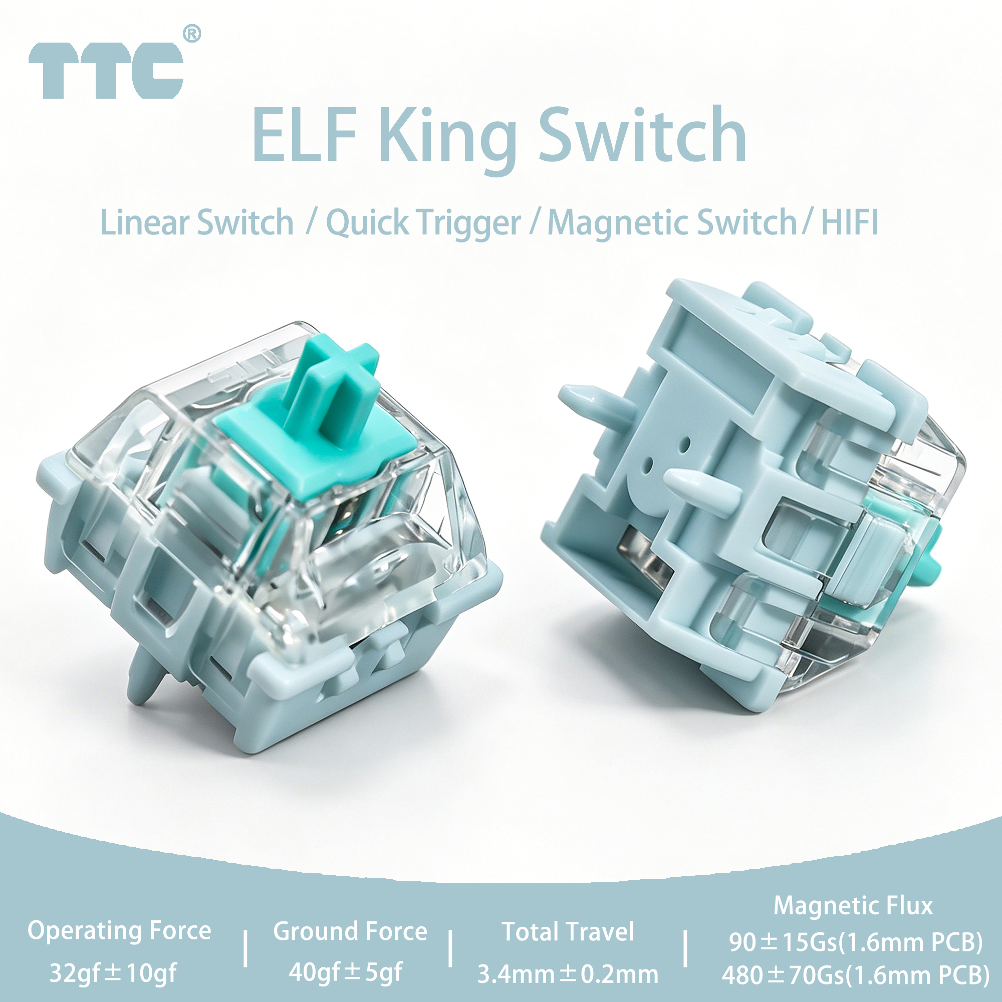 TTC ELF King Magnetic Switches - Gaming Keyboard Ergo ulasan dan harga