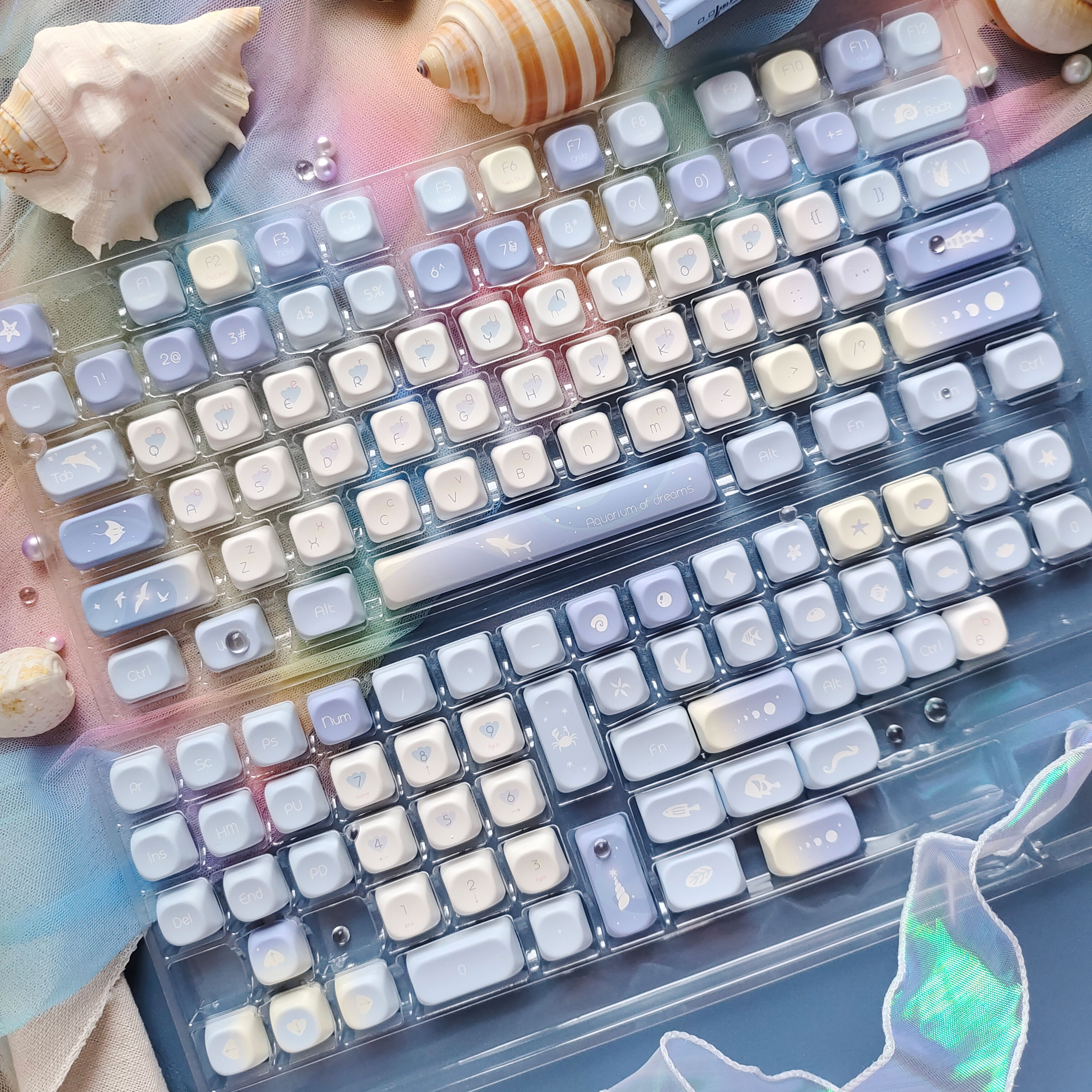 Five Sided Dye Sublimation Key - Gaming Keyboard Blue Switches ulasan dan harga