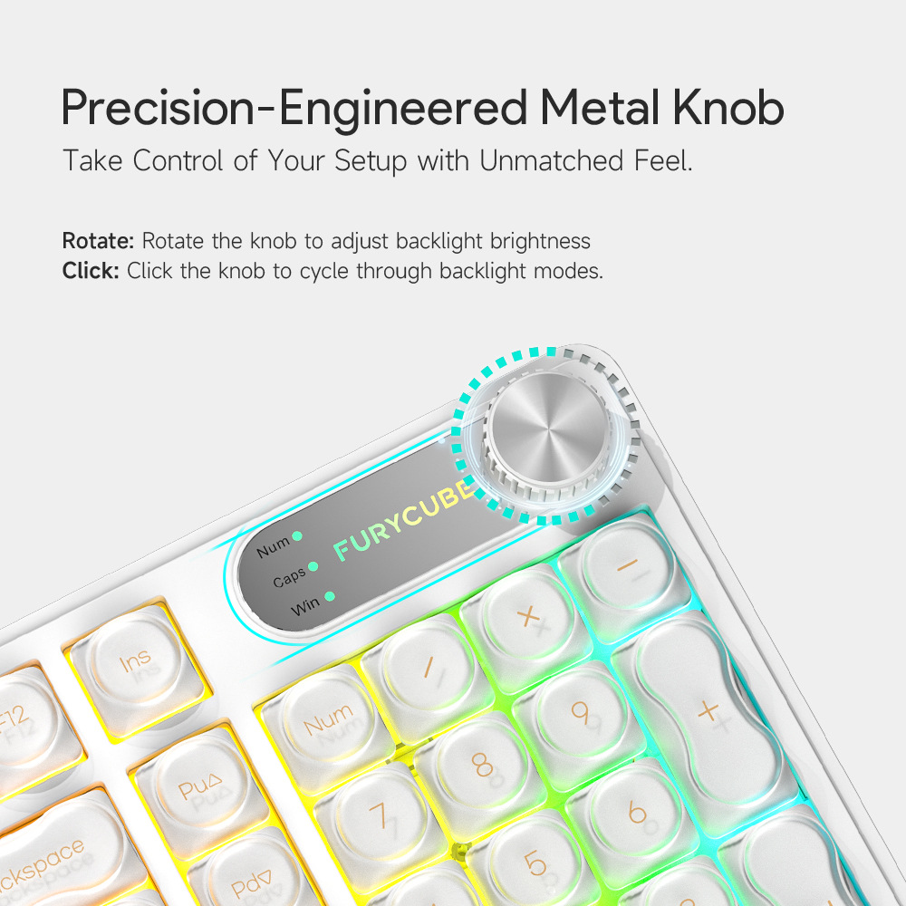 FURYCUBE IP98 Wired Gaming Mem - Gaming Keyboard Ip98 ulasan dan harga