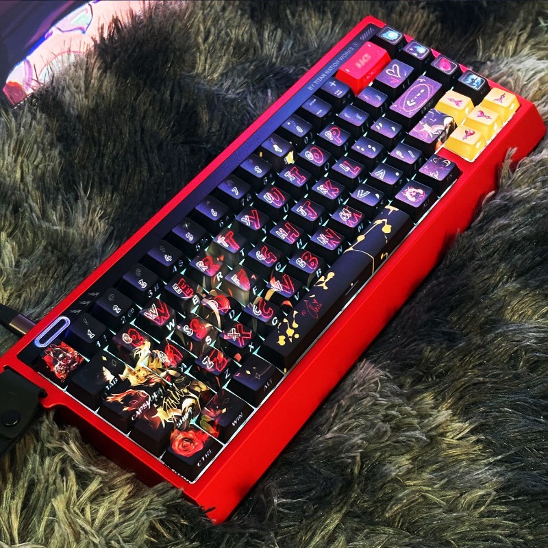 Faker Hall of Fame Ahri themed - Gaming Keyboard Ergo ulasan dan harga