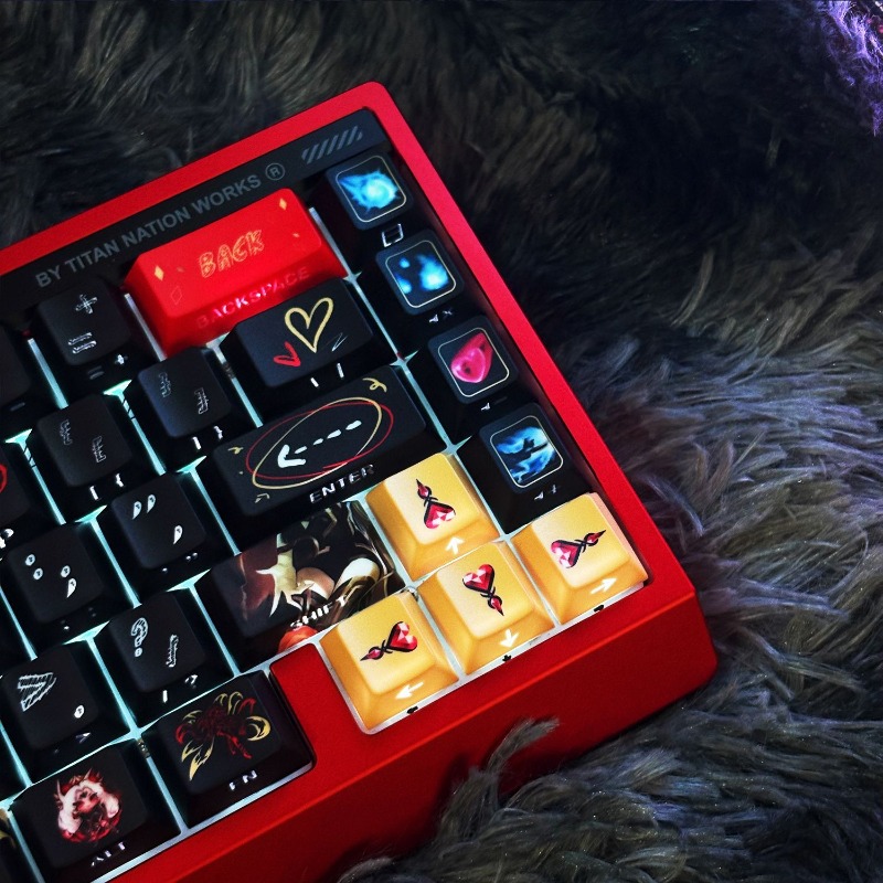 Faker Hall of Fame Ahri themed - Gaming Keyboard Ergo ulasan dan harga