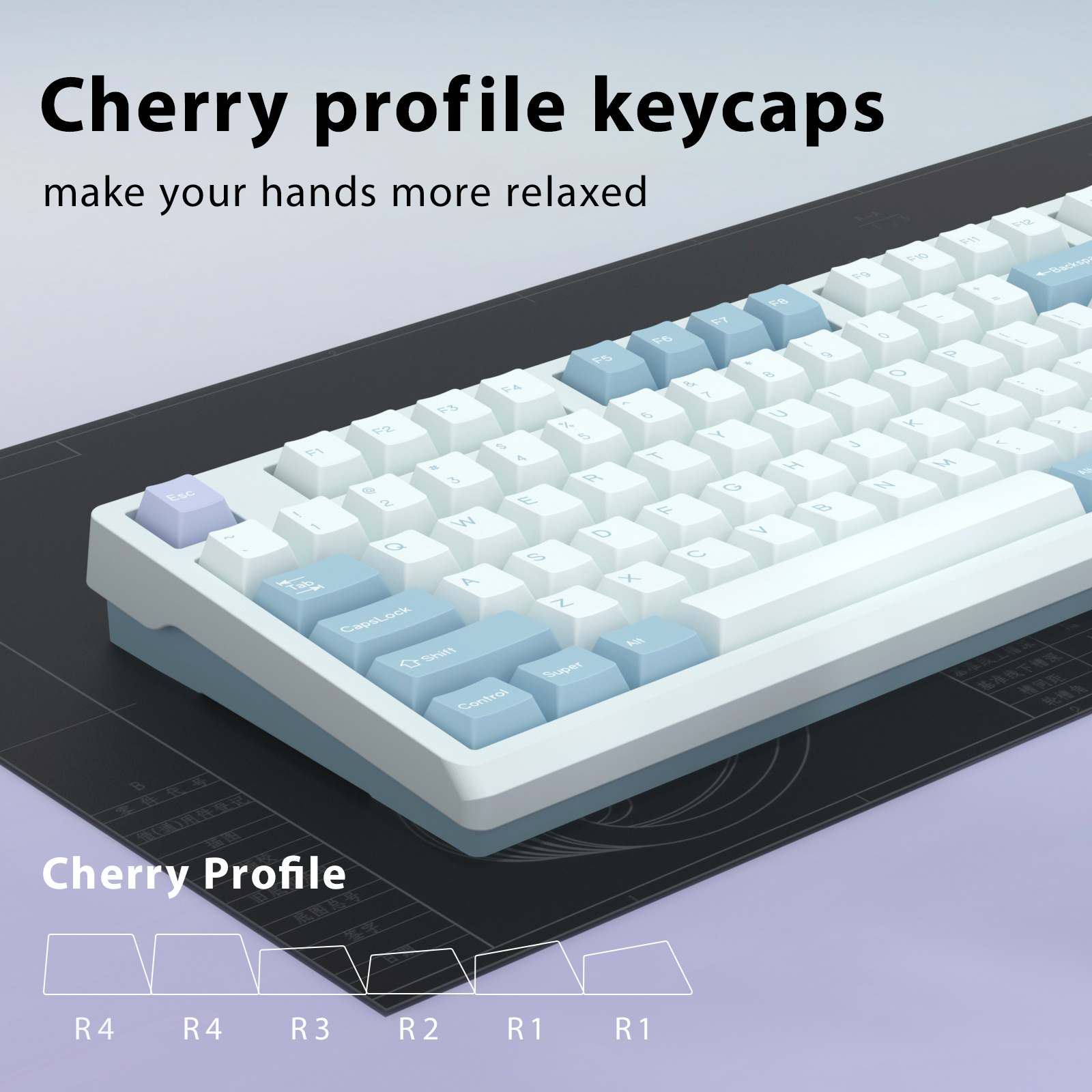 KBDiy GMK Illusion Keycap Cher - Gaming Keyboard No Number Pad ulasan dan harga