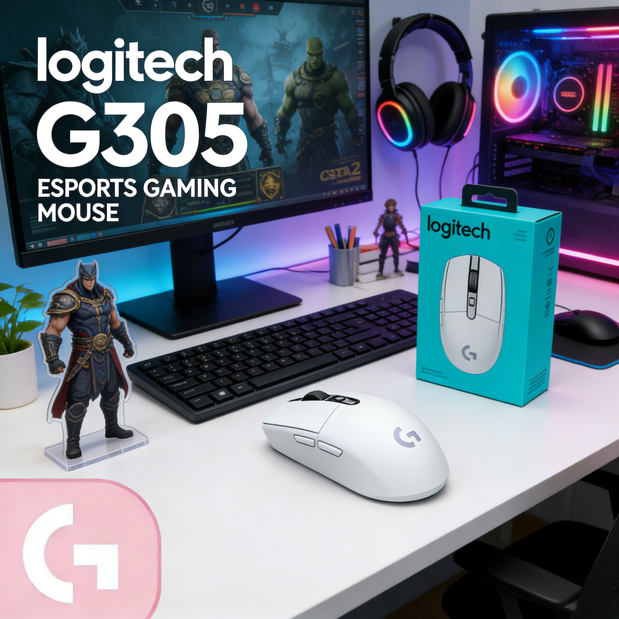 Logitech G305 Daedalus Rex LIG - Keyboard Gaming Mac ulasan dan harga