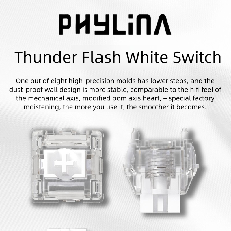 PHYLINA ThunderFlash White Mag - Keyboard Lube Kit ulasan dan harga