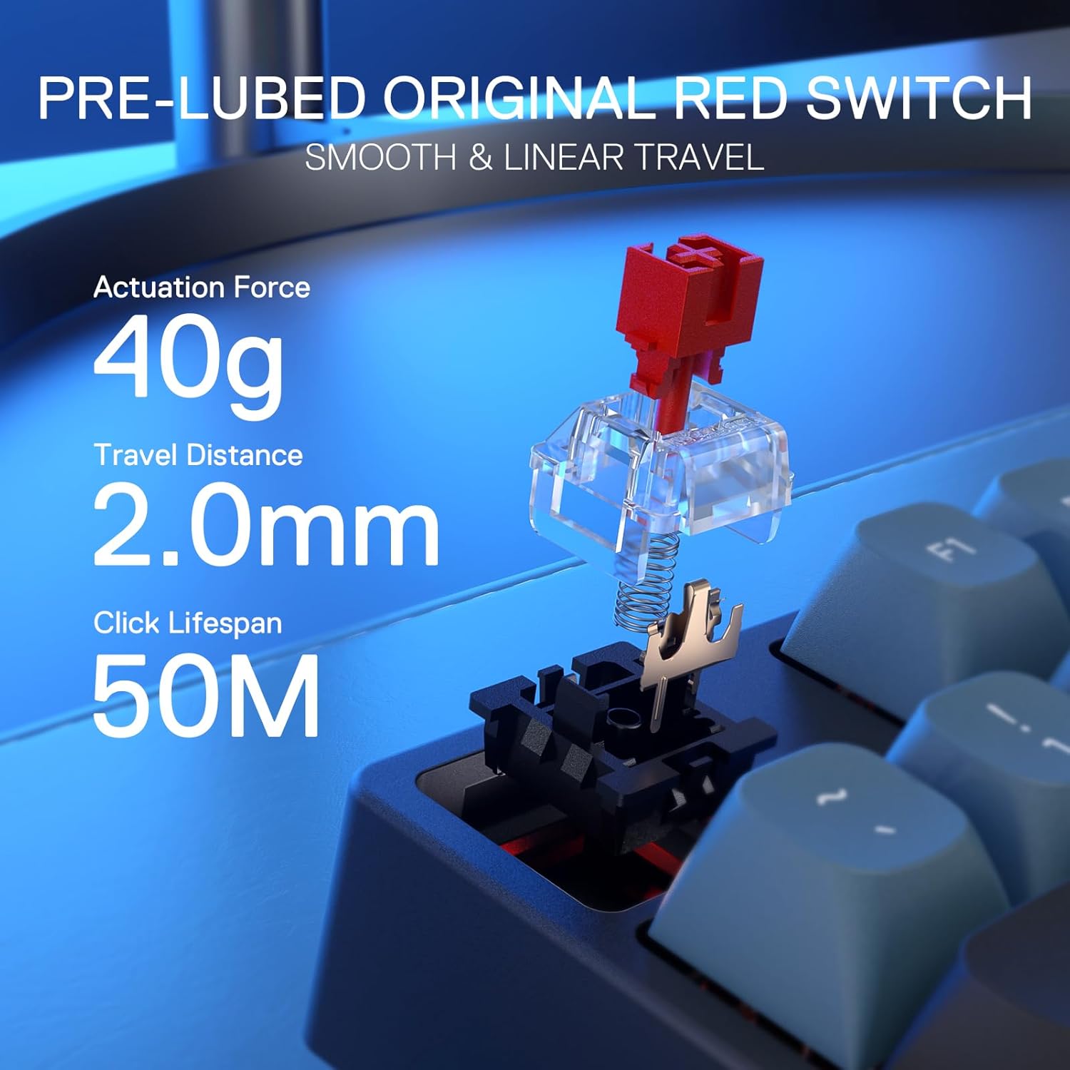 Redragon K582 SE Wired RGB 104 - Gaming Keyboard Blue Switches ulasan dan harga