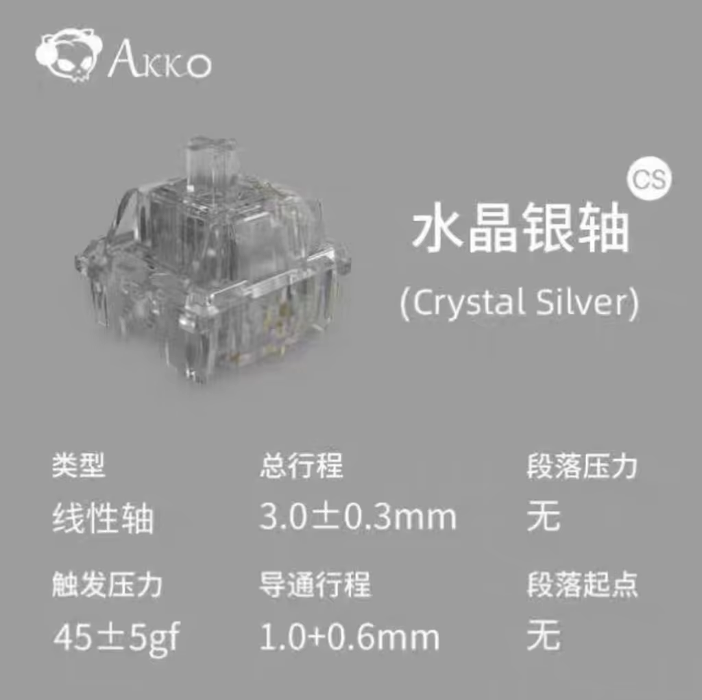 Akko Crystal V3 Switch Wine Re - Gaming Keyboard Blue Switches ulasan dan harga