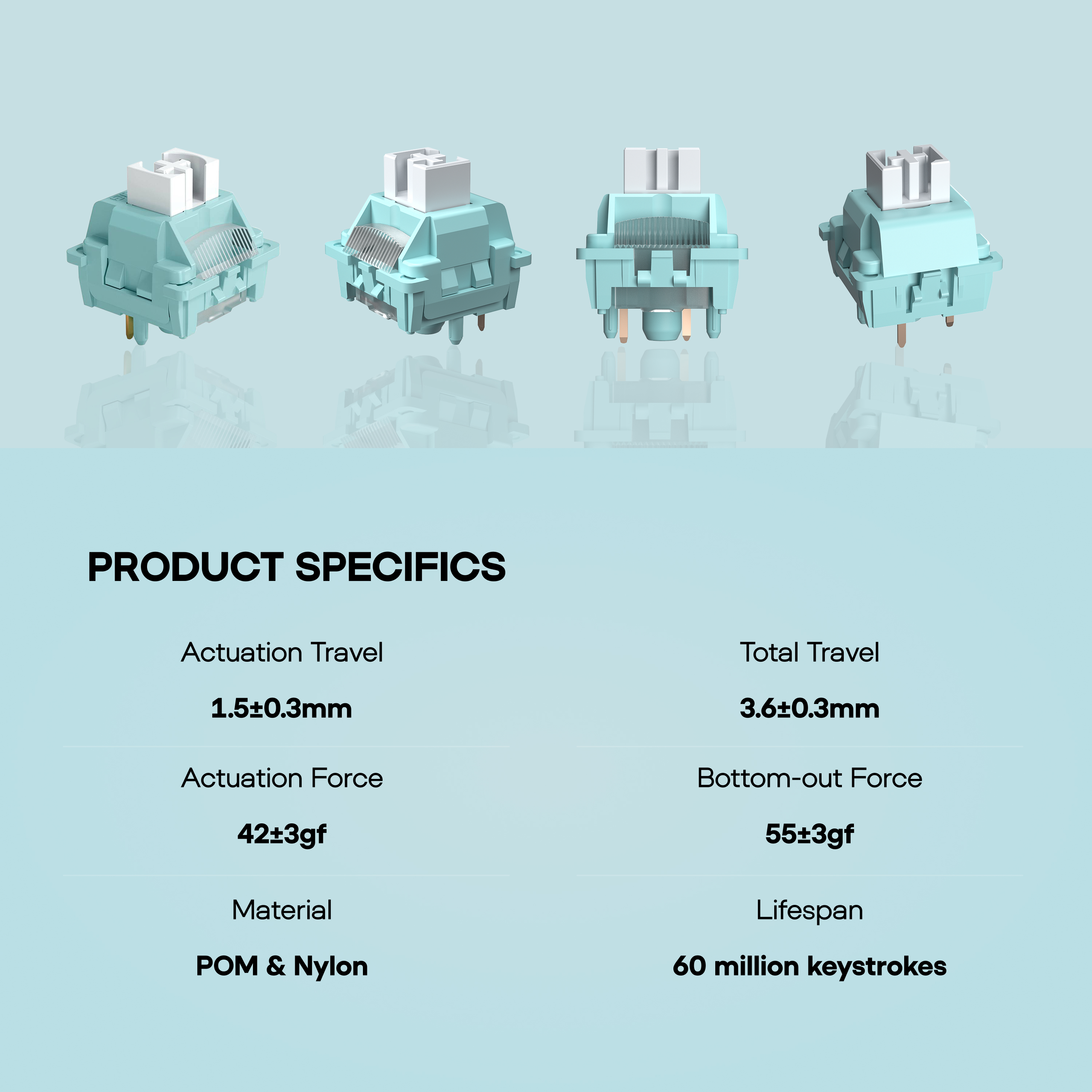 100 Pieces LEOBOG Ice Vein 42g - Keyboard Lube Kit ulasan dan harga